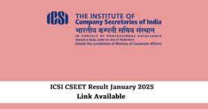 ICSI CSEET Result January 2025